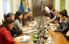 8 July 2016 The National Assembly Speaker in meeting with the Members of the European Parliament